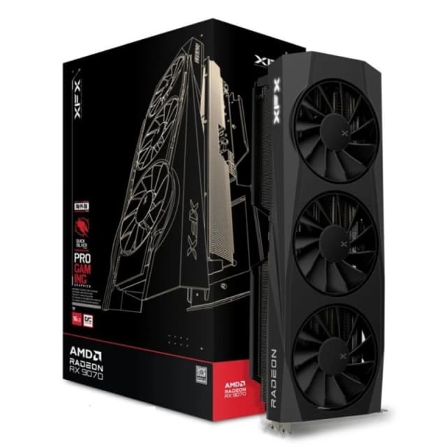 XFX QuickSilver AMD Radeon RX 9070 OC 16GB GDDR6 Gaming Graphics Card - RX-97QICKBB9