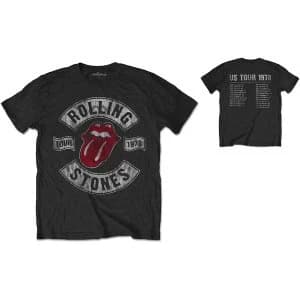 The Rolling Stones - US Tour 1978 Unisex Large T-Shirt - Black