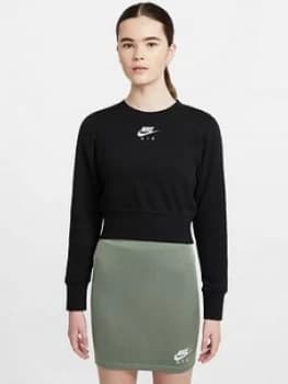 Nike Air Nsw Sweat Top - Black