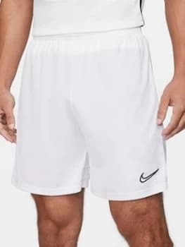 Nike Dry Knit Academy 21 Shorts - White/Black Size M Men