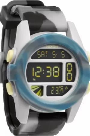 Mens Nixon The Unit Alarm Chronograph Watch A197-1611