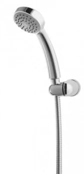 Wickes Shower Handset and Fixed Wall Bracket Kit - Chrome