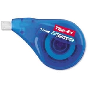 Bic Tipp-Ex EasyCorrect Correction Roller Tape White Pack of 10 Roller Tapes