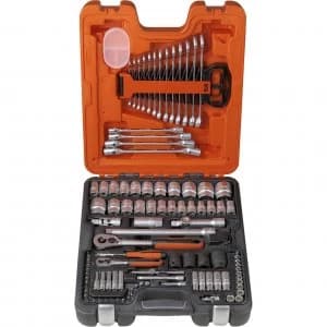 Bahco S106 106 Pieces 1/4 and 1/2In Drive Socket and Spanner Set Combination
