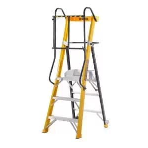 Climb-It Glass Fibre Podium Step 3 Tread 150kg Yellow Black GFP53Z