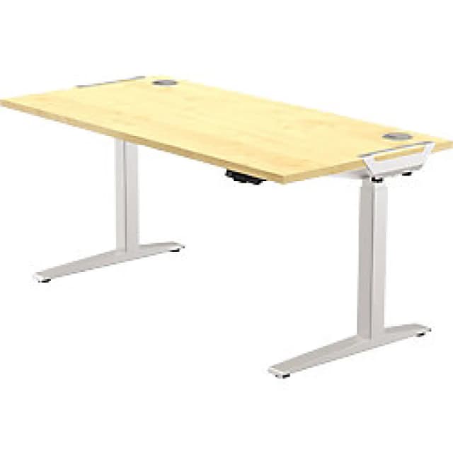 Fellowes Levado Height Adjustable Desk Maple 1200mm 9787101 DD