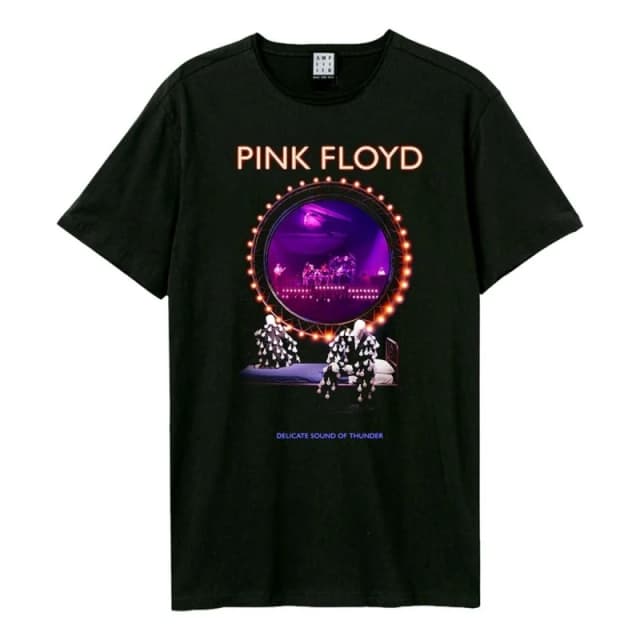 Amplified Amplified Men Sound Of Thunder Pink Floyd T-Shirt in Charcoal Size: Small Charcoal S Male 5063470006946