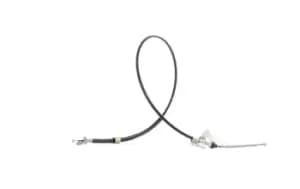 RIDEX Brake Cable 124C0635 Hand Brake Cable,Parking Brake Cable PEUGEOT,TOYOTA,CITROEN,107 Schragheck (PM_, PN_),AYGO (WNB1_, KGB1_),C1 (PM_, PN_)