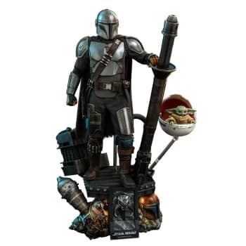 Hot Toys Star Wars The Mandalorian Action Figure 2-Pack 1/4 The Mandalorian & The Child Deluxe 46 cm