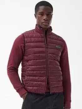 Barbour International Tourer Reed Padded Gilet - Red, Size XL, Men