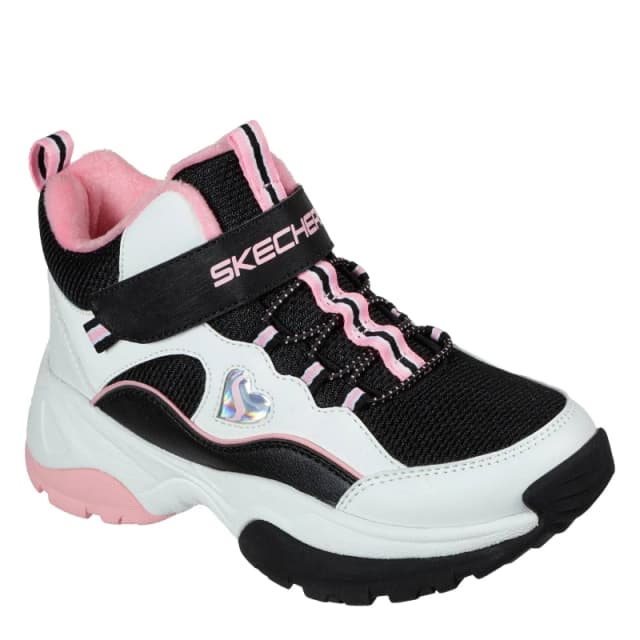 Skechers Kozmiks1.0 Blk/Wht/Pink unisex C11 (28.5)
