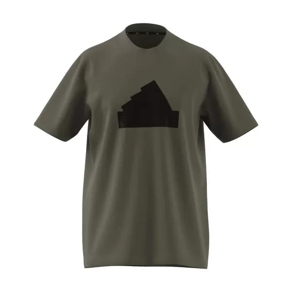 Future Icons Cotton T-Shirt with Logo Print