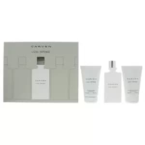 Carven L Eau Intense Eau de Toilette 100ml Aftershave Balm 100ml & Shower Gel 100ml Gift Set