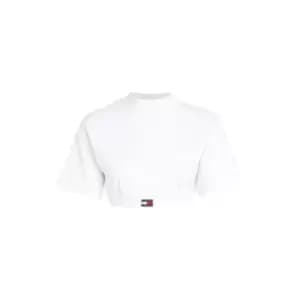Tommy Jeans Tjw Sp Crp XS Badge Mock Neck - White