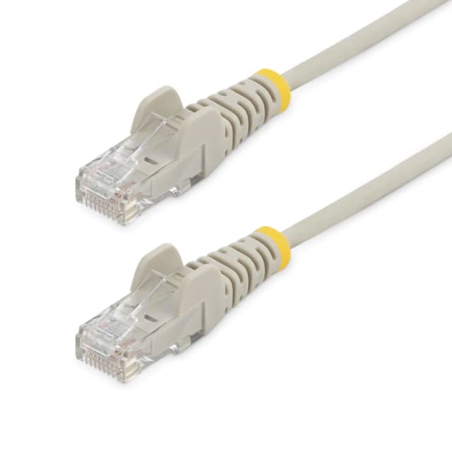 0.5m Grey Slim CAT6 RJ45 Patch Cable