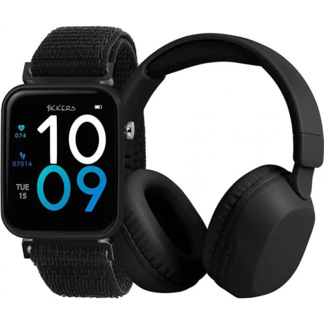 Tikkers TKS13-0033-SET Series 13 35mm Watch in Black Unisex One Size