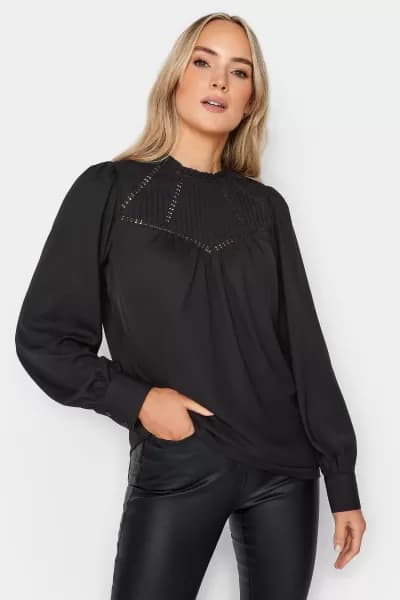 Tall Lace Detail Blouse