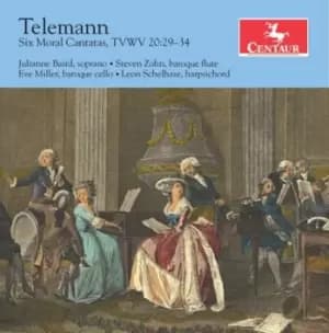 Telemann Six Moral Cantatas TVWV2029-34 by Georg Philipp Telemann CD Album