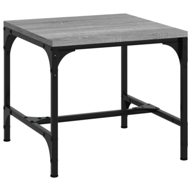 Vidaxl Side Table Grey Sonoma 40X40X35cm Engineered Wood, Grey 819408