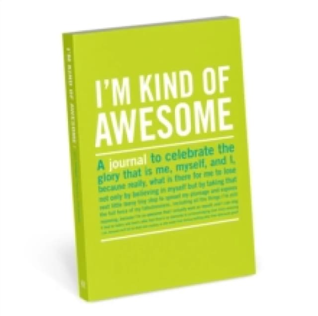 Knock Knock I`m Kind of Awesome Mini Inner Truth Journal Diary or journal