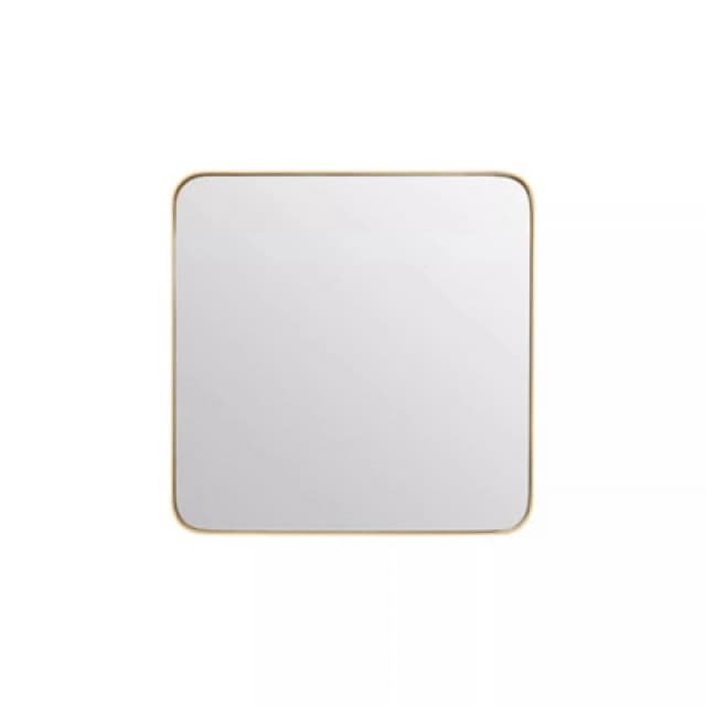 Orsina Small Gold Finish Square Wall Mirror