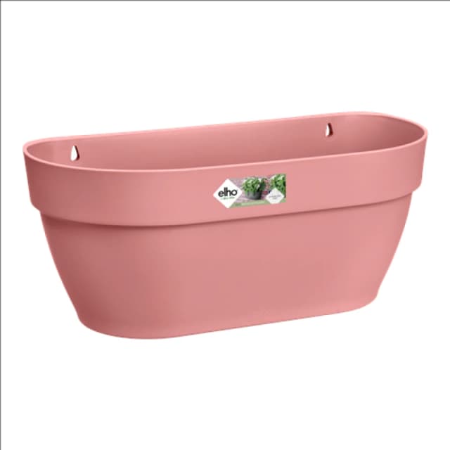 Elho Vibia Campana Wall Basket 35cm - Dusty Pink