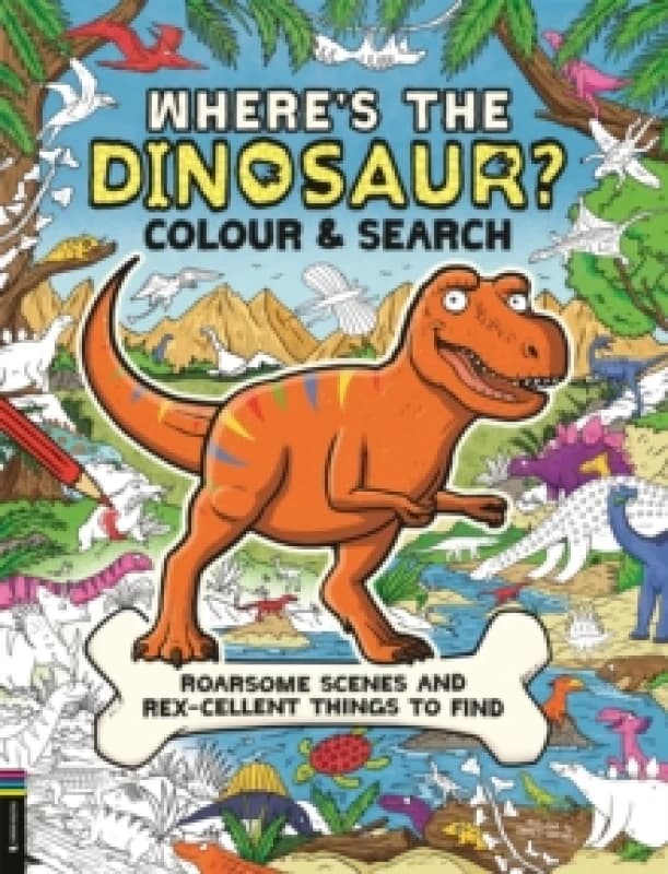 Wheres the Dinosaur? Colour and Search Paperback / softback