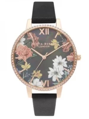 Olivia Burton Ladies Sparkle Flower Strap Watch OB16BF31