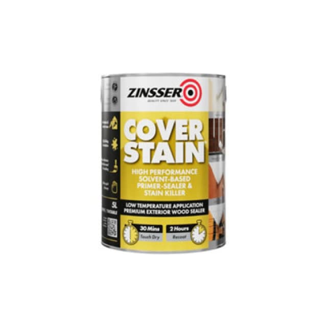 Zinsser Cover Stain White 5L, White ZN7080001A1