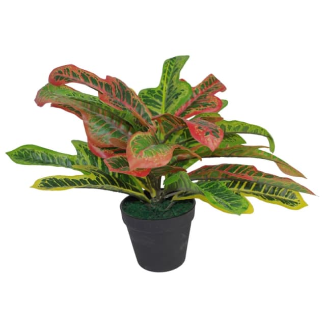 Leaf 40cm Artificial Codiaeum Multicoloured House Plant
