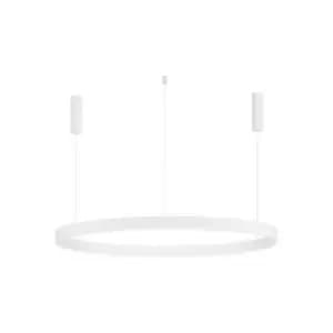 Merano - Greeley Integrated LED Pendant Ceiling Light Sandy White Aluminium LED 70W 5984Lm 3000K