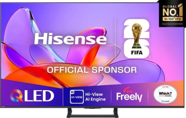 Hisense A7QTUK 50" Smart 4K Ultra HD QLED TV 50A7QTUK Black