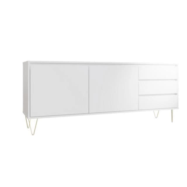 Timber Art Design Monaco 2 Door 3 Drawer Cabinet White