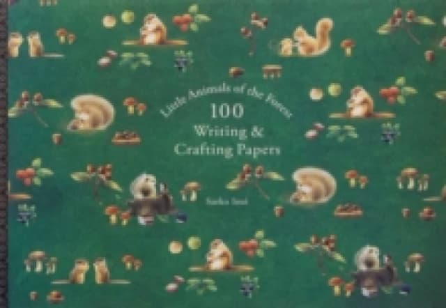 Little Animals of the Forest 100 Writing & Crafting Papers Paperback / softback
