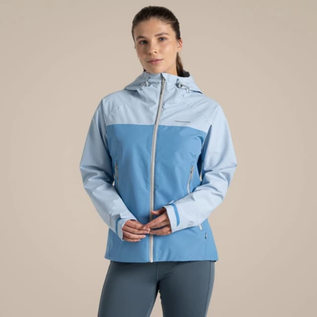 Craghoppers Womens Vanth Waterproof Jacket in Blue Size: 14 Blue Female 14