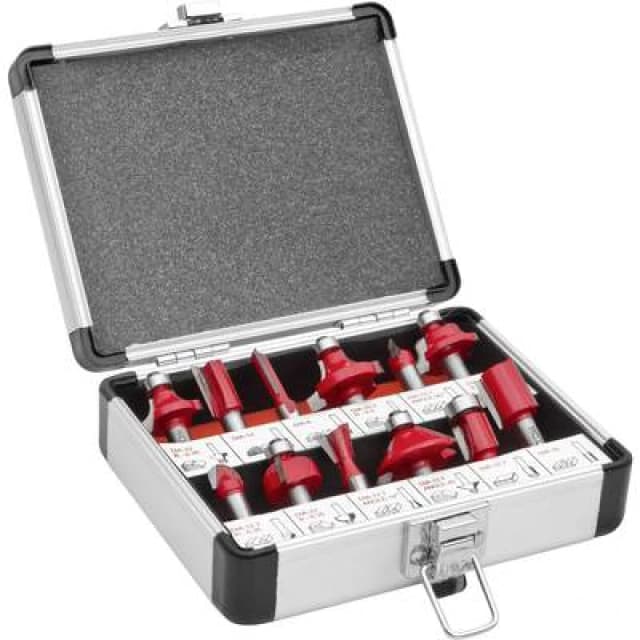 Holzmann Maschinen Holzmann Maschinen OFS12 Milling set Shank diameter 8mm 12 Piece OFS12