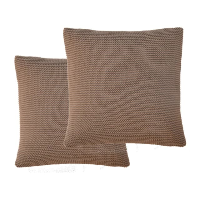 Artisan Furniture Artisan Furniture Brown Cotton Cushion Set of 2