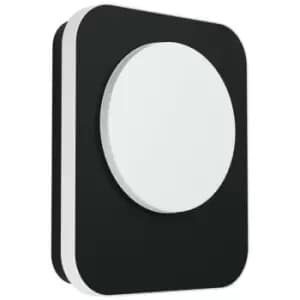 Madriz LED Outdoor Flush Wall Light Black IP44 - Eglo