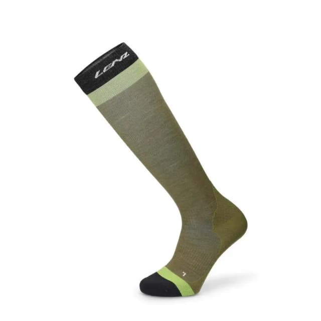 Compression socks Lenz Merino 1 Vert Unisex 35/38