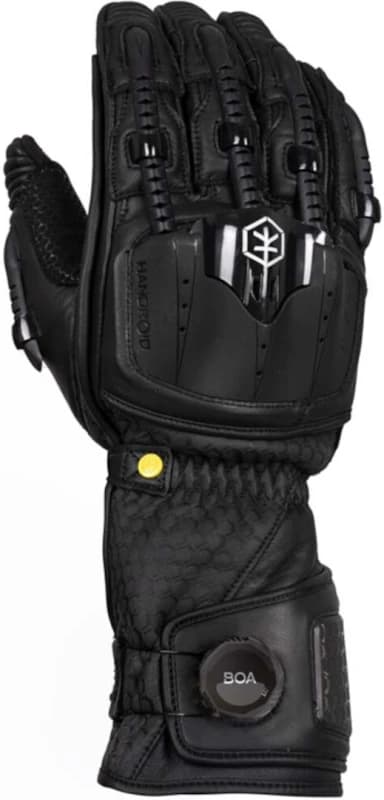 Knox Handroid MK5 Motorcycle Gloves, black, Size M for Men