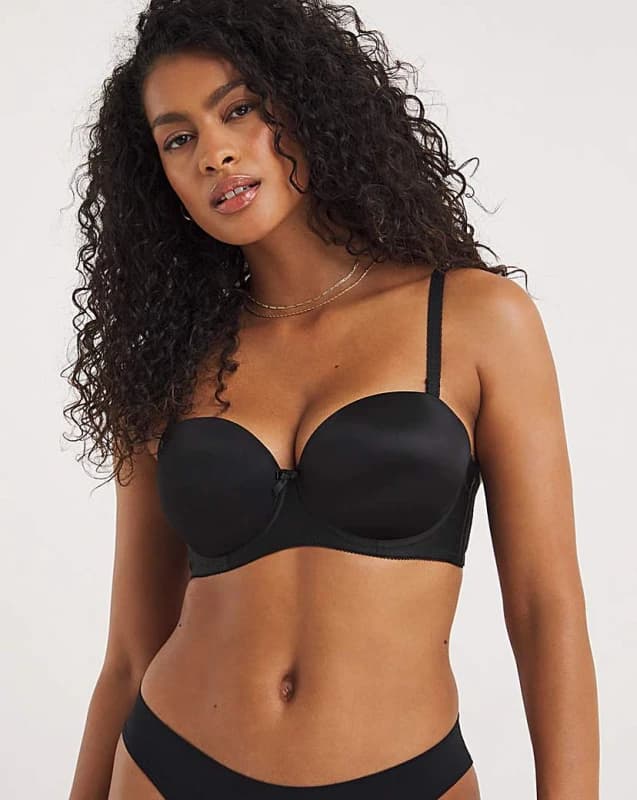 Freya Freya Deco Moulded Strapless Bra Black - Freya - Size: 32C Black Female 32C YC46024