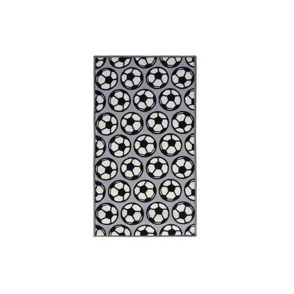 Homemaker Studio Football Rug 99 Mats and Rugs 57x100cm Grey 84418702001