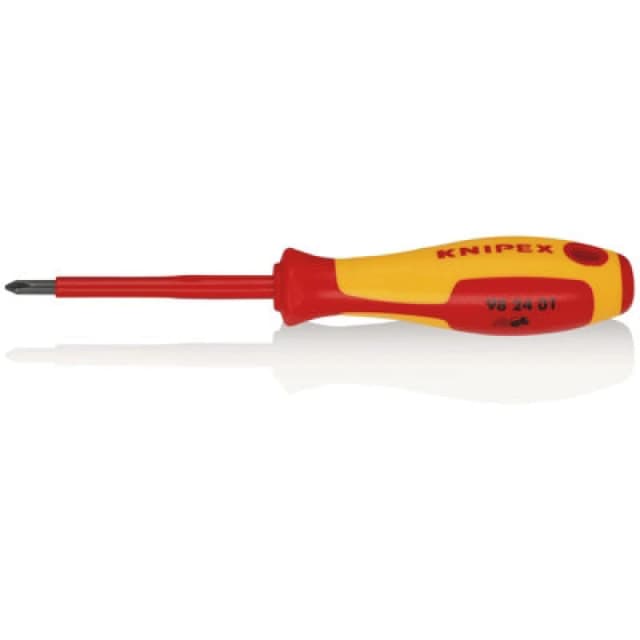 Knipex 98 24 01 Vde Insulated Screwdriver, Ph1 X 80mm 18802