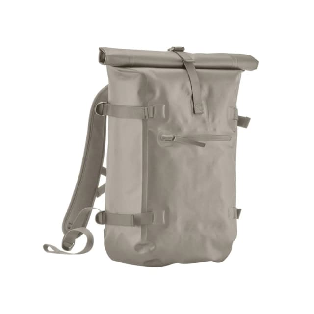 Quadra Mens Tailored Luxe Roll Top Backpack in Natural Natural Male
