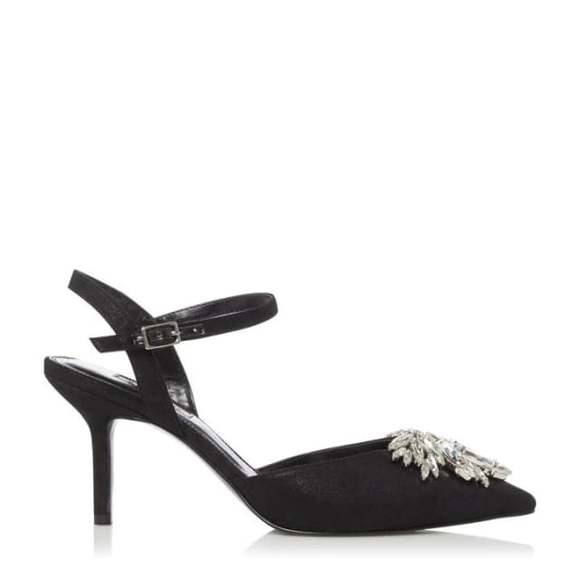 Dune Black 'Cherish' Mid Stiletto Heel Slingbacks - 3