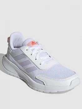 adidas Kids Unisex Tensaur Run - White/Purple, White/Purple, Size 13