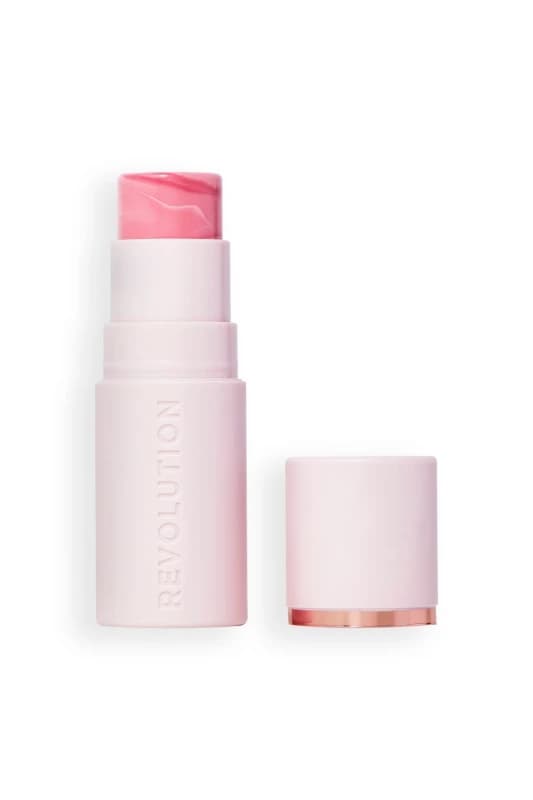 Revolution Womens Skin Silk Marble Blush Stick 4.5g in Pinched Light Pink Pinched Light Pink Female