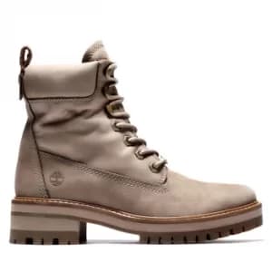 Timberland Courmayeur Valley Boot For Her In Beige Taupe, Size 3.5