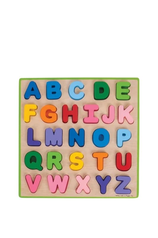 Bigjigs Toys Wooden ABC Puzzle Multi unisex