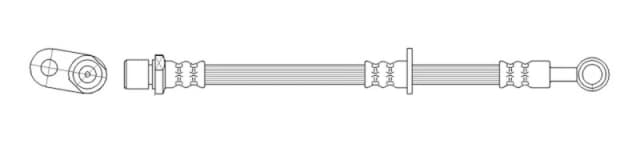 K&K FT0501 Brake Hose Banjo Brake Hose (83)